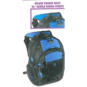 New Twill Nylon Backpack With CD Port And Saddle B