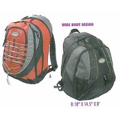 Wide Body Double compartment organizer Backpack -