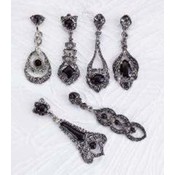 Faux Marcasite Earrings