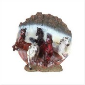 3-D Galloping Horse Plate