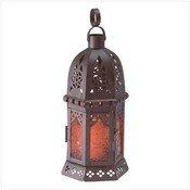 Small Moroccan Style Candle Holder Lantern