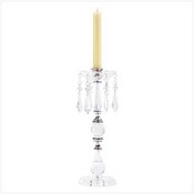 Clear Acrylic Drops Candle Holder