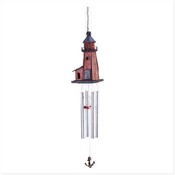 Wood Lighthouse Windchimes
