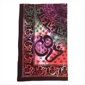 Om Sanskrit Design Cotton Sheet