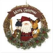 Santa wreath