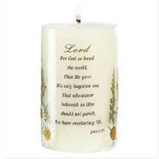 Lord Verse/Dried Flower Candle