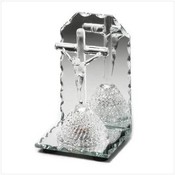 Spun Glass Cross Led Base