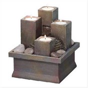 Tealight Pillar Water Fountains