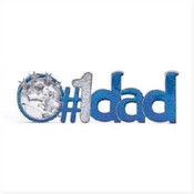 #1 Dad Pewter Photo Frame