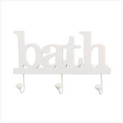 "BATH" Towel Hanger