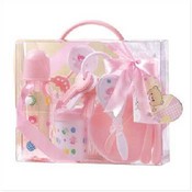 Pink Baby Gift Set In Case