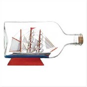 Schooner - Boat In Bottle