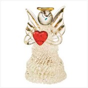 Glass Angel With Led Light