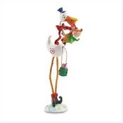 Stork W/Baby Figurine