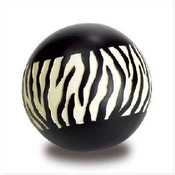 Zebra Stripe Ball - Polyresin
