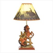 Horse Lamp - Polyresin
