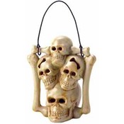 Ceramic Skull Candleholder