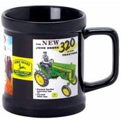 11 Oz John Deere Ads Black Mug