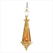 Teardrop Amber Lantern