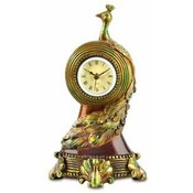 Elegant Peacock Clock