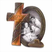 Western Cross Photo Frame