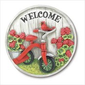 Tricycle Garden Stone/Plaque