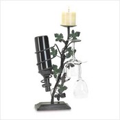 Grapevine Candle/Wine Holder