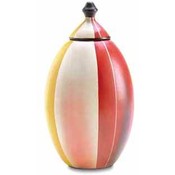 Carnival Stripe Lidded Jar