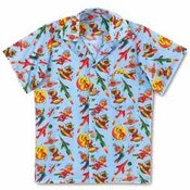 Space Cadet Boy`S Camp Shirt L