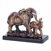 A Mother`s Love Elephant Statue
