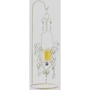 Vintage Crystal Drop Candle Holder
