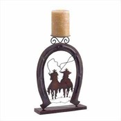 Range Riders Candleholder