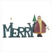 Merry Santa Sign