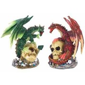 Fire And Earth Dragon Statues