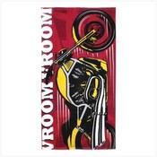 Chopper Motorcycle Beach Towel