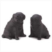 Perky Pug Dog Bookends