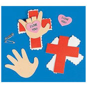 Set of 12 Sign Language Cross Pin Craft Kits