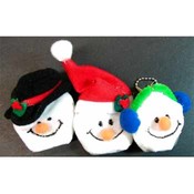 Plush Holiday Key Cover Keychain