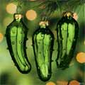 Hand-blown Glass Pickle Ornaments