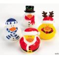 Vinyl Christmas Themed Rubber Duckies