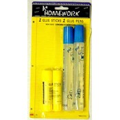 Combo Glue Stick + Clear Squeeze Tube