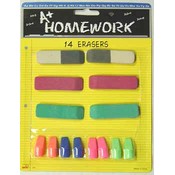 14 Piece Eraser Set
