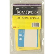 Name Badges "HELLO" - 25 pack