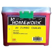 Jumbo Chalk - Assorted Colors - 20 pack