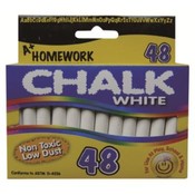 Chalk - White - 3"sticks - 48 count.