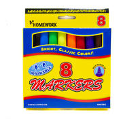 8 Pack Jumbo Color Markers