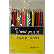 Colored Pencils - assorted - 18 count