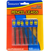 Mechanical pencil leads - 0.5 mm - 6 pack