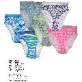 Girls "Limited Too" Stripes printed underwear