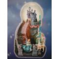 Disney Snowglobe Cinderella Ball Slipper Staircase